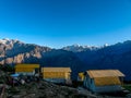 Mountain camp - Himalayas Royalty Free Stock Photo