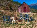 Mountain camp - Himalayas Royalty Free Stock Photo