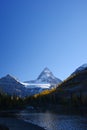 Mountain in Canadian Rockies with blue sky Royalty Free Stock Photo