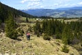 Mountain Carpathian landscape Royalty Free Stock Photo