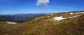 Mountain Carpathian landscape Royalty Free Stock Photo