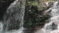 Mountain cascade waterfall wild spring stream