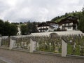 Mountain cemetery dolomites Royalty Free Stock Photo