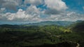 Aerial View: Los Cuchumatanes Mountain chain in Western Guatemala Royalty Free Stock Photo