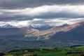 Mountain chains near Queenstown. New Zealand Royalty Free Stock Photo