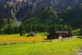 Mountain chalet in Switzerland Royalty Free Stock Photo