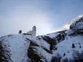 church in Avers Cresta, Switzerland