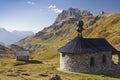 Mountain chapel on the pass Klausen