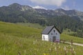 Mountain chapel Royalty Free Stock Photo