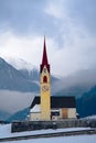 Mountain church Royalty Free Stock Photo