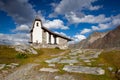 The mountain church close to Tiefenbach glacier, Austria