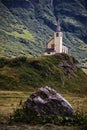 Mountain church Royalty Free Stock Photo