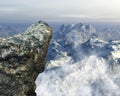 Mountain, Mountain, Cliff Ledge, Background Royalty Free Stock Photo