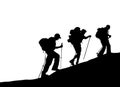 Mountain climber Royalty Free Stock Photo