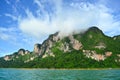 mountain and the cloud