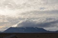 Mountain in the clouds at KerlingarfjÃÂ¶ll Region in Iceland
