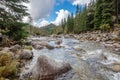 Mountain creek in Peneda Geres, Portugal Royalty Free Stock Photo