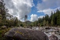 Mountain creek in Peneda Geres, Portugal Royalty Free Stock Photo