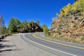 Mountain Curve in the Rockies