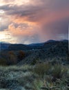 Mountain Desert Sunset Royalty Free Stock Photo