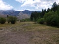 Mountain desert trees wide open spaces Royalty Free Stock Photo