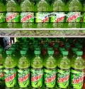 Mountain dew bottles Royalty Free Stock Photo