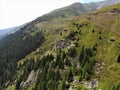 Mountain landscape view, Transfagarasan road, Romania, Carpathians