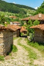 Mountain eco-village Zheravna in Bulgaria Royalty Free Stock Photo