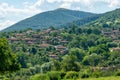 Mountain eco-village Zheravna - Bulgarian national carpet center Royalty Free Stock Photo