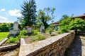 Cemetery in the Balkan village of Zheravna in Bulgaria Royalty Free Stock Photo