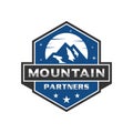 Mountain emblem logo Royalty Free Stock Photo