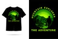 Mountain explorer silhouette t shirt design