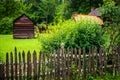 The Mountain Farm Museum in the Oconaluftee Valley, in Great Smoky Mountains National Park, North Carolina. Royalty Free Stock Photo