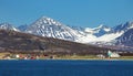 Mountain and fjord in Norway - Senja