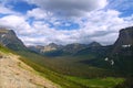 Logan Pass Forests Glacier National Park Royalty Free Stock Photo