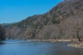 Mountain Fork River winding through Beavers Bend State Park in Broken Bow, Oklahoma