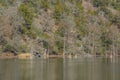 Mountain Fork River winding through Beavers Bend State Park in Broken Bow, Oklahoma