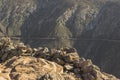 Mountain on the Fuertaventura Island Royalty Free Stock Photo