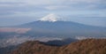 Mountain Fuji and Fujiyoshida town