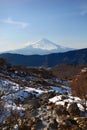 Mountain Fuji at Hakone Royalty Free Stock Photo