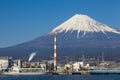 Mountain Fuji and Japan industry zone from Shizuoka