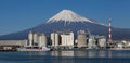 Mountain Fuji and Japan industry zone Royalty Free Stock Photo