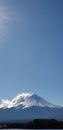Mountain fuji japan sky blue snow Royalty Free Stock Photo