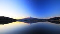 Mountain Fuji and lake reflection Royalty Free Stock Photo