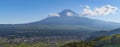 Mountain Fuji and Oshino village Royalty Free Stock Photo