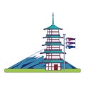 Japanese koinobori flag design Royalty Free Stock Photo
