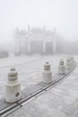 Mountain Gate at the Po Lin Monastery Royalty Free Stock Photo