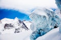 Mountain glacier Royalty Free Stock Photo