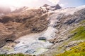 Mountain glacier in Austrian Alps