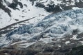 Mountain glacier blocks